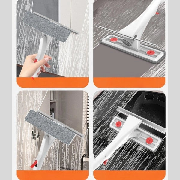 Clear Swipe Pro™ - Stergator de geamuri cu pulverizator 3 in 1